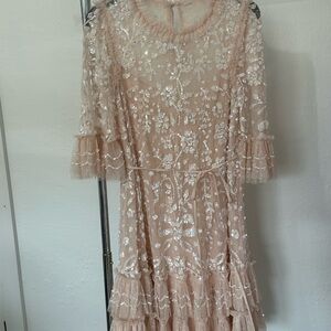 Needle & Thread Cream Dress